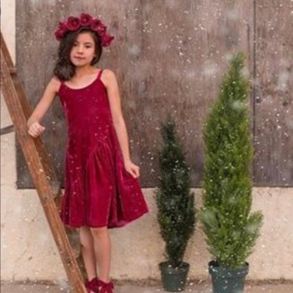 Joyfolie Mia Joy Olive Style Velvet Swing Dress